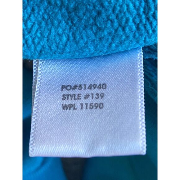 Santa Cruz California Hoodie Turquoise Adult Large Pockets Surf City Beach - Picture 6 of 6